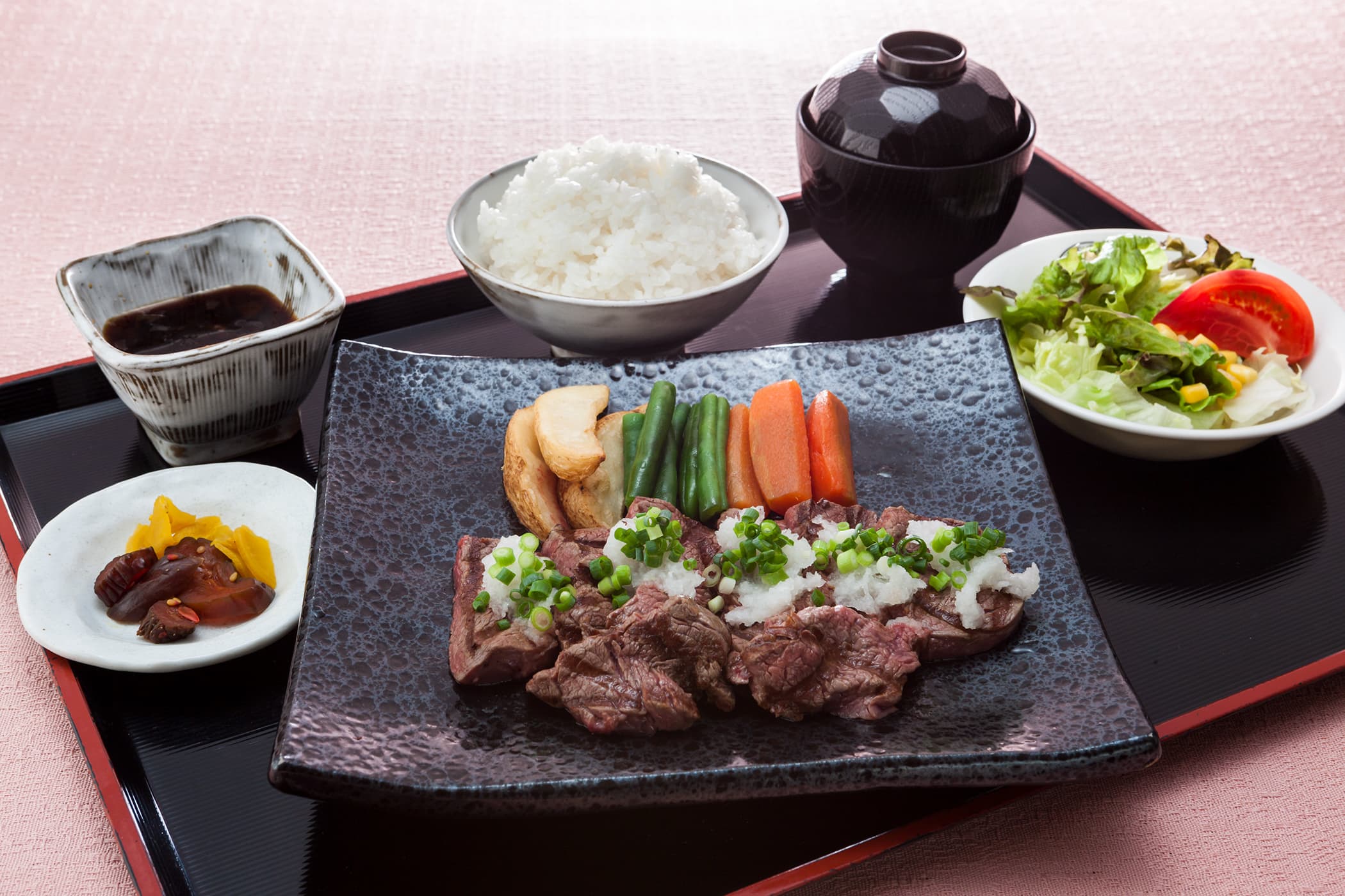 和風ステーキ御膳 大根おろし添え(ヒレ)
